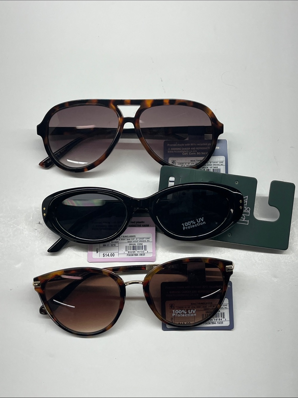 NEW Universal Thread & Wild Fable Set of 3 Women's Sunglasses